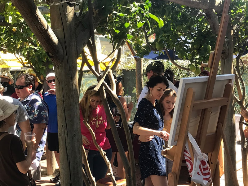 Little Italy San Jose Street Festival, Live Painting Demonstration 2018