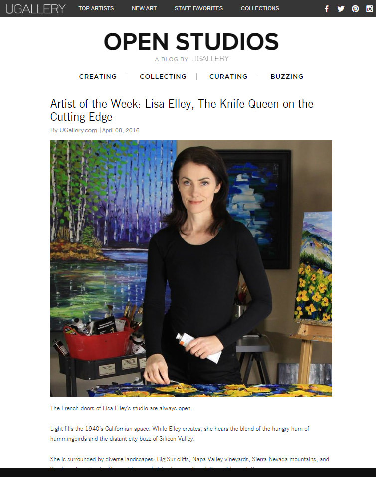 An article about me by Ugallery