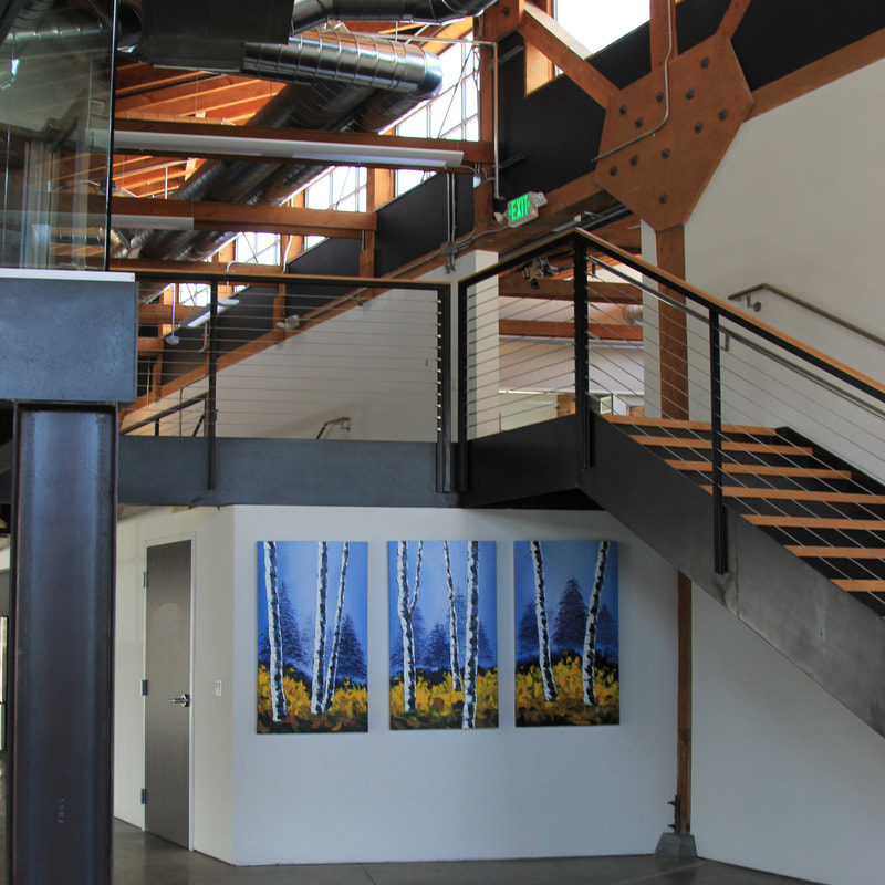 Large commission installation in San Francisco
